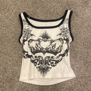 graphic tank top
